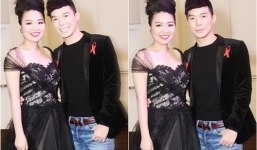 Vắng chồng, Lê Khánh 'cặp kè' Nathan Lee